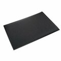 Crown Matting Technologies Wear-Bond Tuff-Spun Pebble-Surface 4'x12' Black WB 0412KP